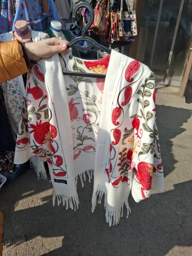 Uzbek Light Color Woman Cardigans