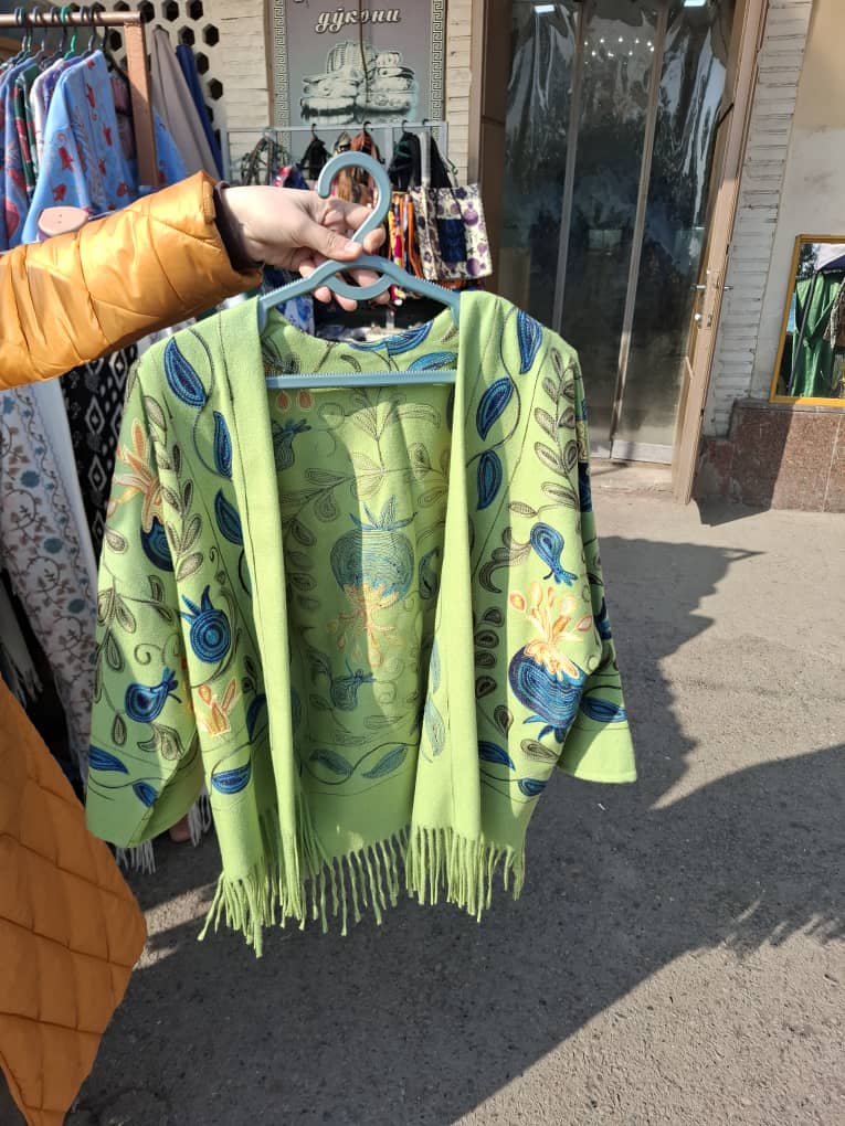 Uzbek Light Color Woman Cardigans