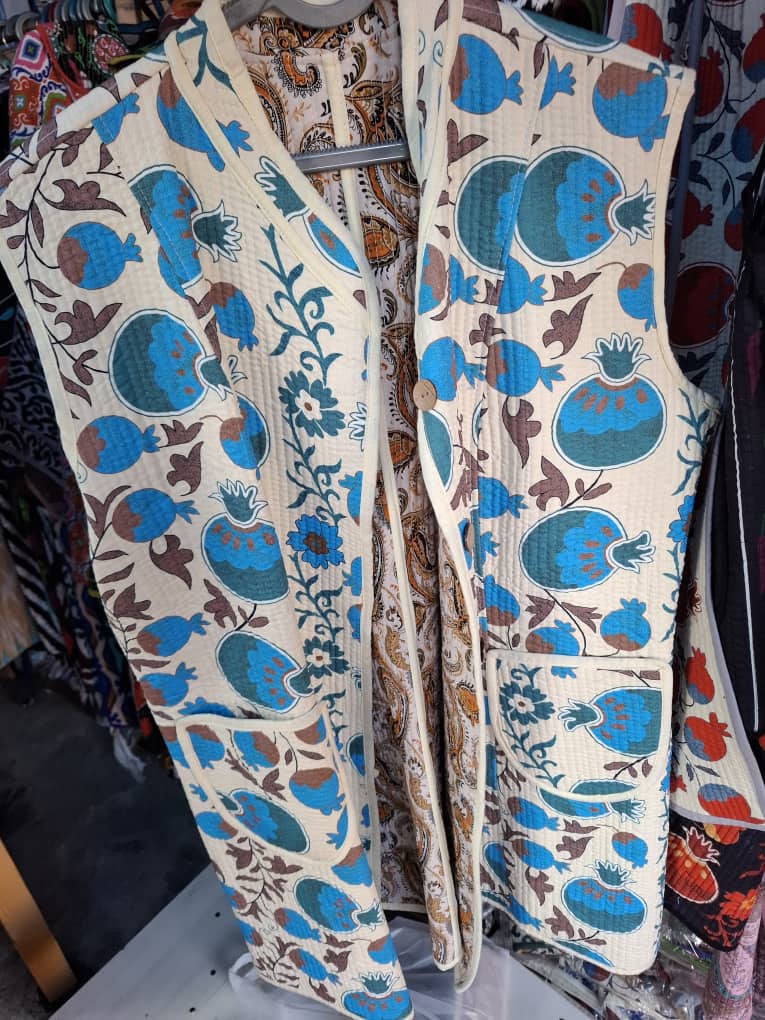 Uzbek Colorfull Woman Cardigans