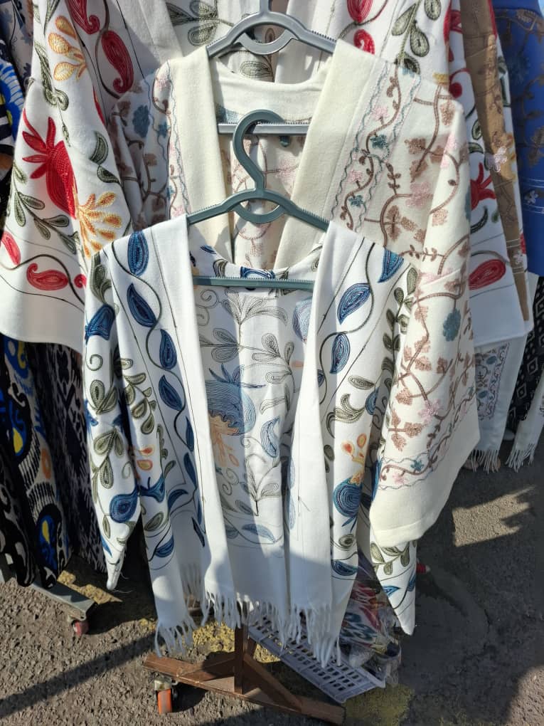 Uzbek Colorfull Woman Cardigans