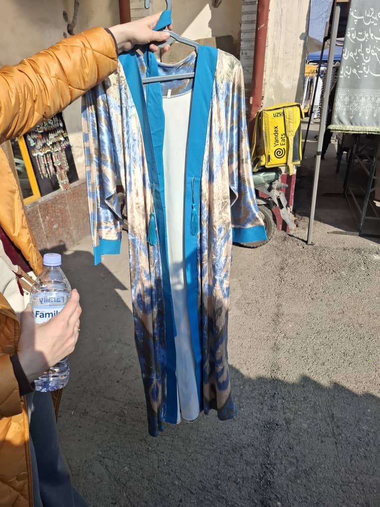 100% Uzbek Colorfull Long Woman Tunics