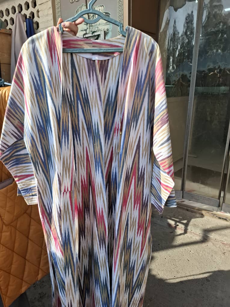 100% Uzbek Colorfull Long Woman Tunics