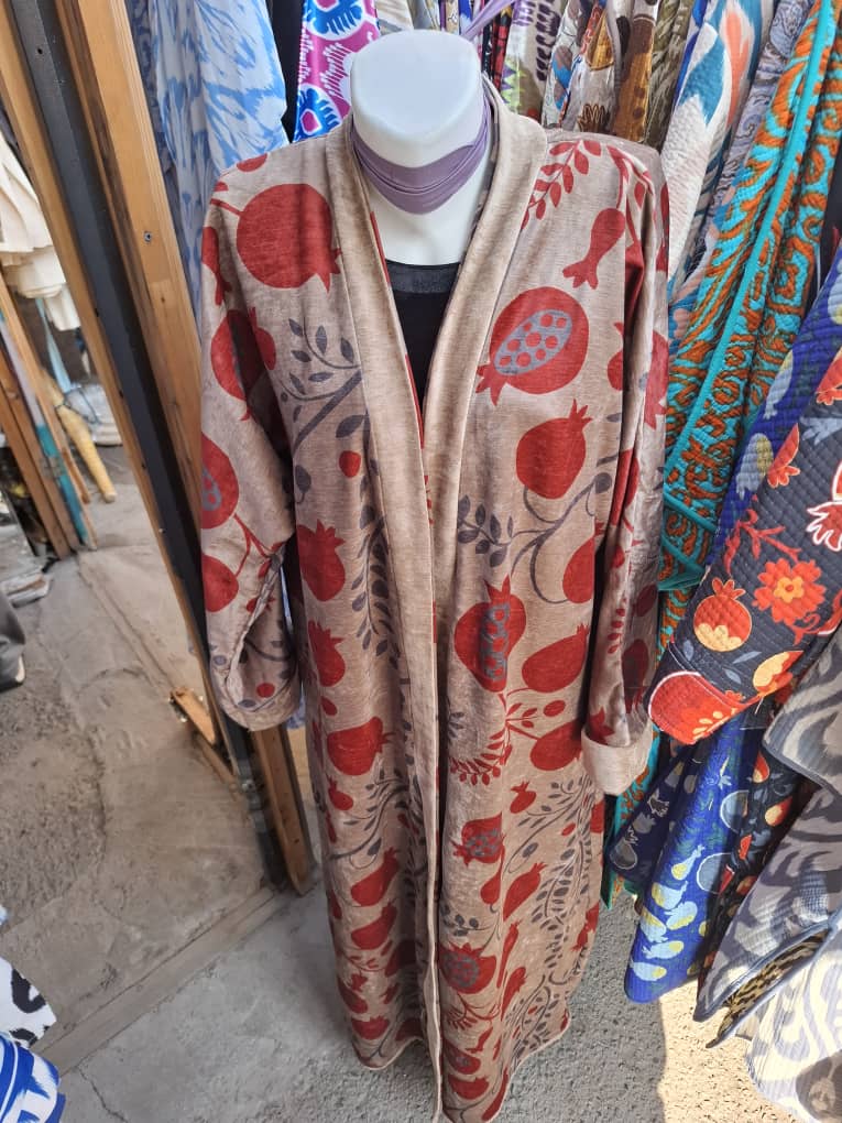 100% Uzbek Colorfull Long Woman Tunics